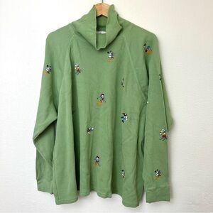 Disney Parks Mickey Mouse and Friends Holiday Homestead Turtleneck Shirt 2X